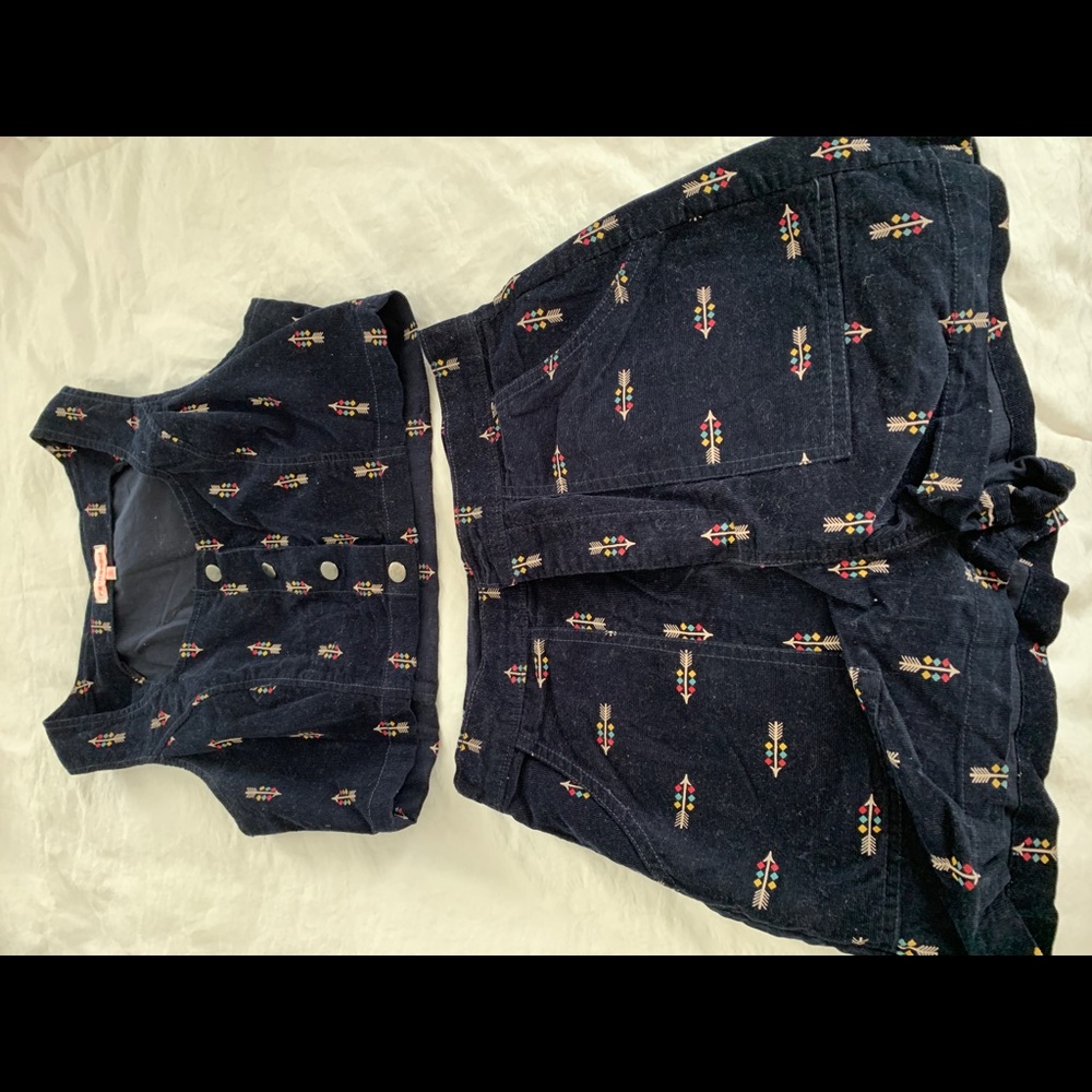 Two piece top and short set